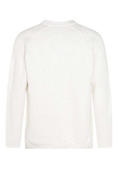 maglione girocollo uomo bianco C.P. COMPANY | 19CMKN023A-005558G103